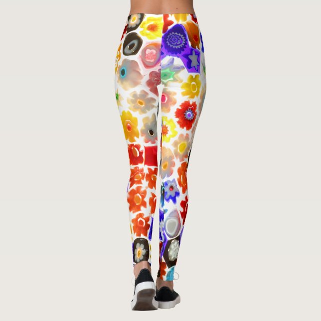 LEGGINGS VIDRIO DE FLORA VENECIANA (Reverso)