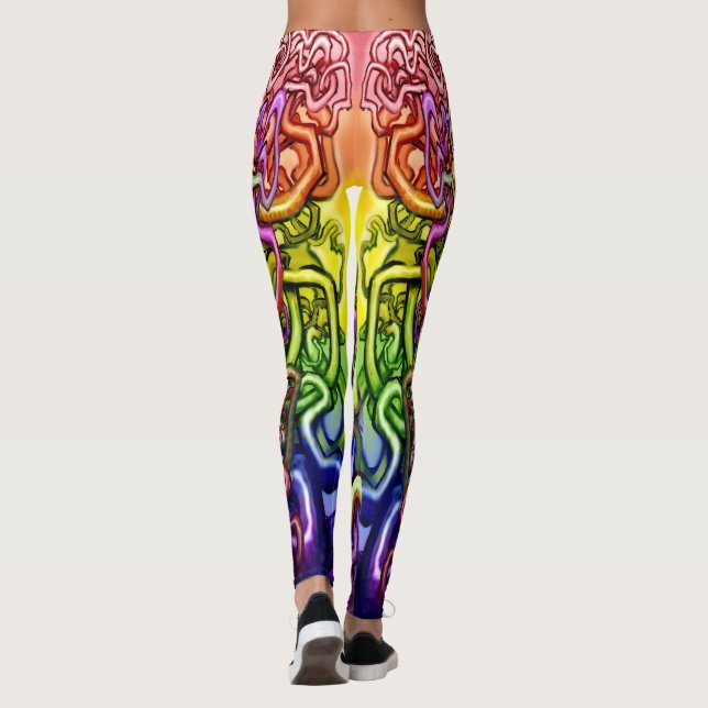 Leggings Viñas entrelazadas de la vida (Reverso)