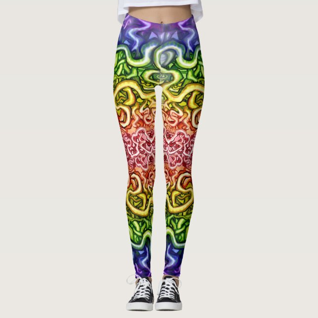 Leggings Viñas entrelazadas de la vida (Anverso)
