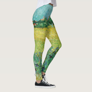 Leggings Vincent van Gogh - Campo con lirios cerca de Arlés