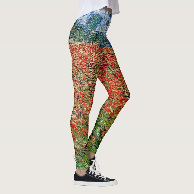 Leggings Vincent van Gogh - Campo de amapola (Derecha)