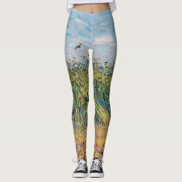 Leggings Vincent van Gogh - Campo de Trigo con un Lark