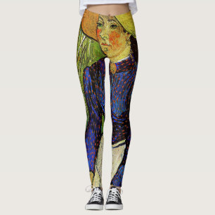 Leggings Vincent van Gogh - Chica campesino en Gorra de paj