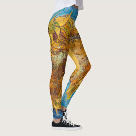 Leggings Vincent van Gogh - Dos girasoles cortados
