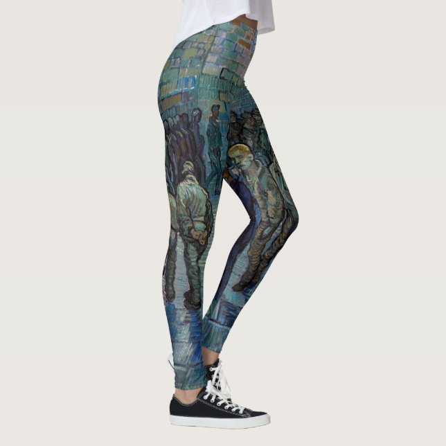 Leggings Vincent van Gogh - El patio de la prisión (Derecha)