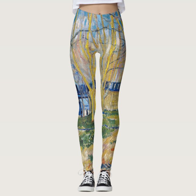 Leggings Vincent van Gogh - El tren azul (Anverso)