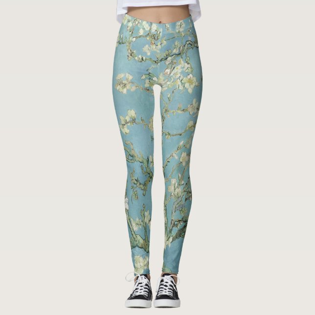 Leggings Vincent van Gogh - Flor de almendra (Anverso)