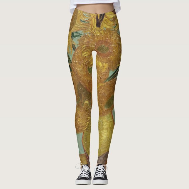 Leggings Vincent van Gogh - girasoles, 1889 (Anverso)