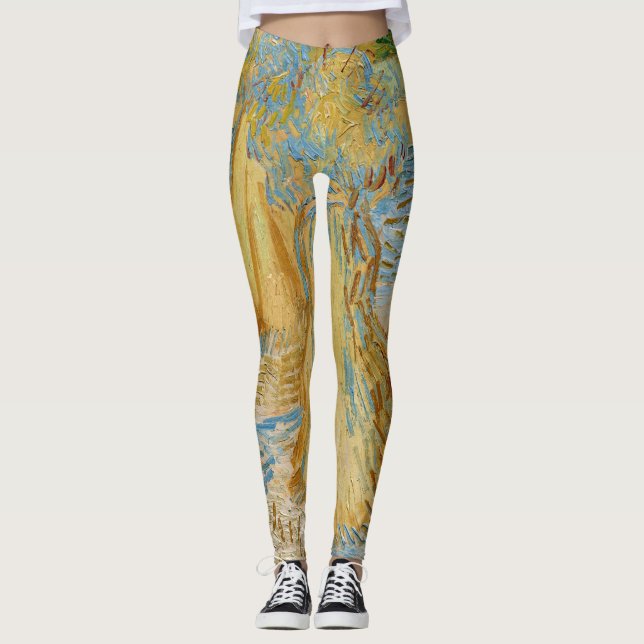 Leggings Vincent van Gogh - Hojas de Trigo (Anverso)