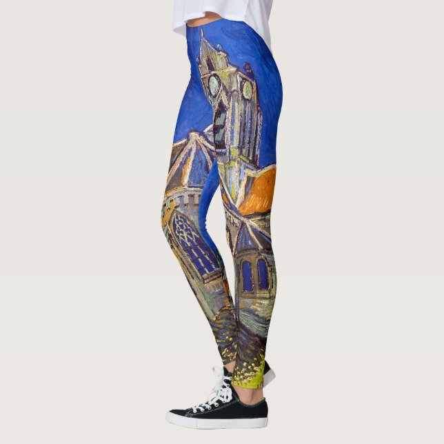 Leggings Vincent van Gogh - La Iglesia de Auvers (Izquierda)