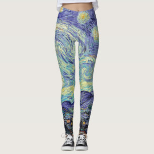 Leggings Vincent Van Gogh/ La Noche Starry