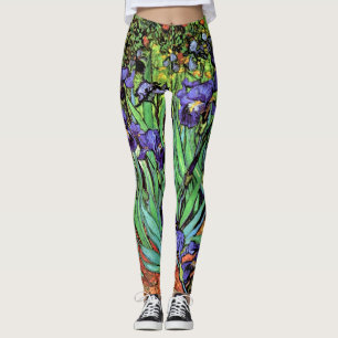 Leggings Vincent Van Gogh - Lirios - Flower Lover Arte Fino