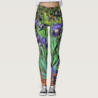Leggings Vincent Van Gogh - Lirios - Flower Lover Arte Fino