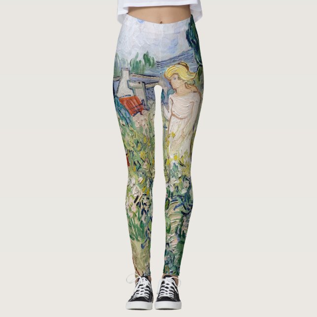Leggings Vincent van Gogh - Miss Gachet en su jardín (Anverso)