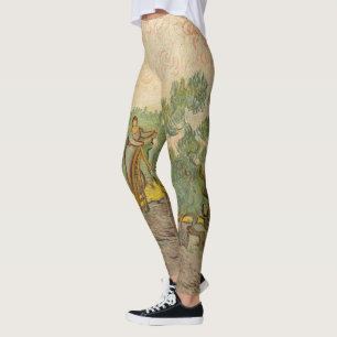 Leggings Vincent van Gogh - Mujeres recolectando aceitunas