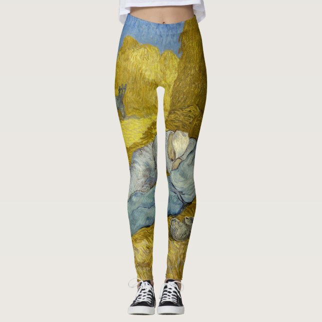 Leggings Vincent Van Gogh - Noon, Descanse del trabajo / Si (Anverso)