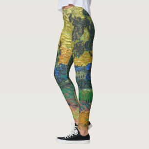 Leggings Vincent van Gogh - Paisaje en Crepúsculo
