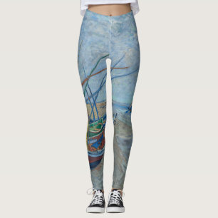 Leggings Vincent Van Gogh - Pescadores en la playa