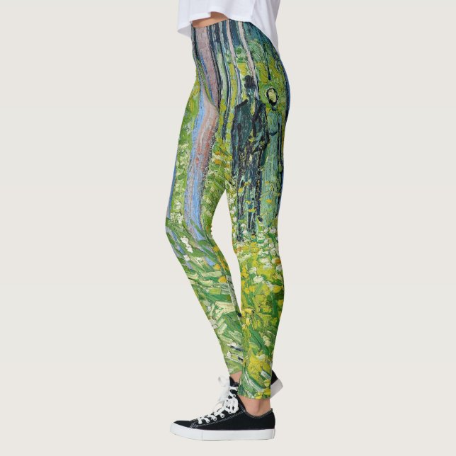 Leggings Vincent van Gogh - Subcrecimiento con dos figuras (Izquierda)