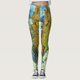 Leggings Vincent Van Gogh Two Poplars en Saint-Rémy