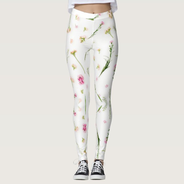 Leggings Vínculo entre flor y hoja (Anverso)