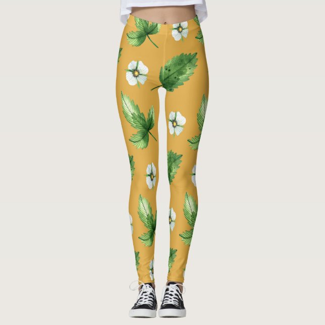 Leggings Vino de flores de pasión (Anverso)