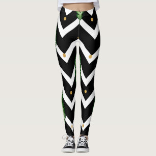 Leggings Vinos florales tropicales