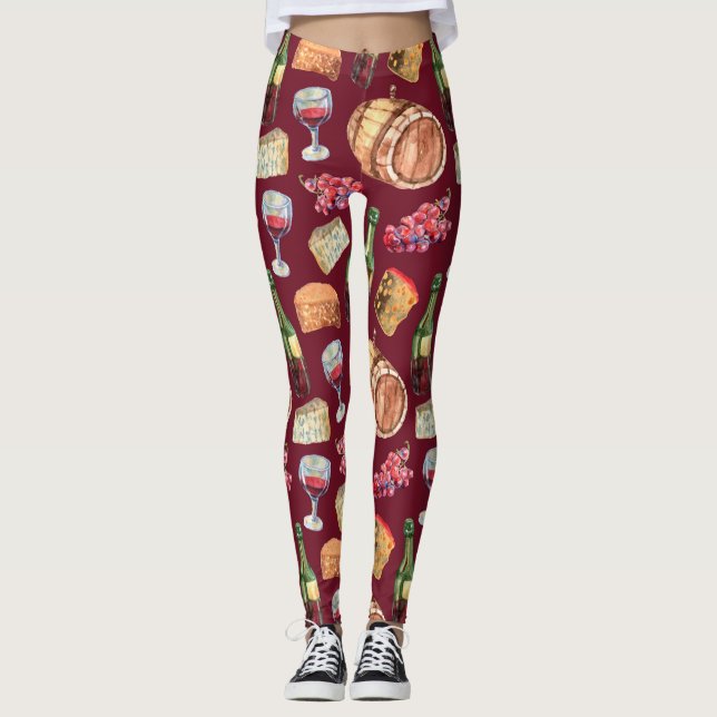 Leggings vinos y quesos (Anverso)