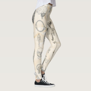 Leggings Vintage Human Anatomy Trendy