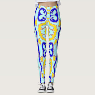 Leggings Vintage multicolor seamless "Ratti_Creative_Arts"