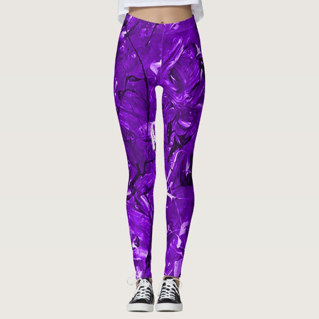 Leggings Violet Chaos (Anverso)