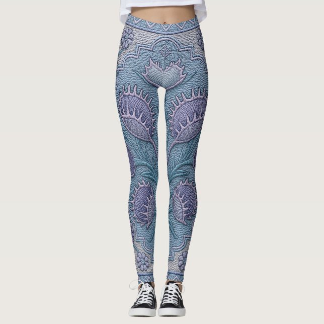 Leggings Violet Venus Fly Trampa (Anverso)