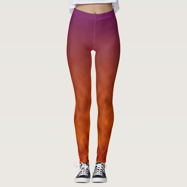 Leggings Violeta Ceniza Ardiente (Anverso)