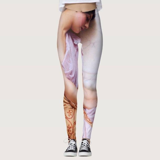 Leggings Violetas, dulces violetas de John William Godward (Anverso)