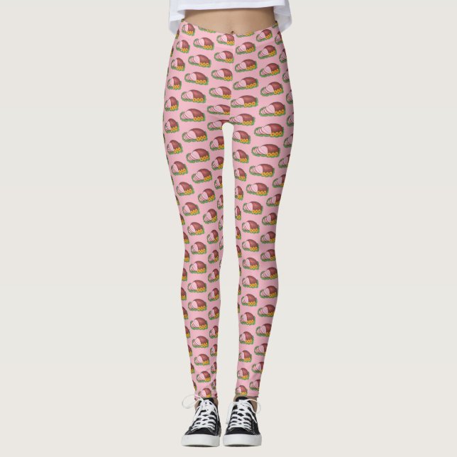Leggings Virginia Style Cured Country Ham VA Carne Pink (Anverso)