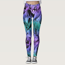 Leggings virtual reality, dark crystal gradient :