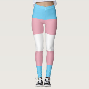 Leggings Visibilidad de la bandera del orgullo transgénero 