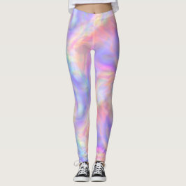 Leggings vista panorámica, holo pastel: