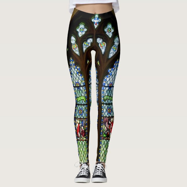 Leggings Vitral del sur verde (Anverso)
