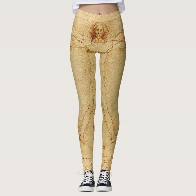 Leggings Vitruista de Leonardo Da Vinci (Anverso)