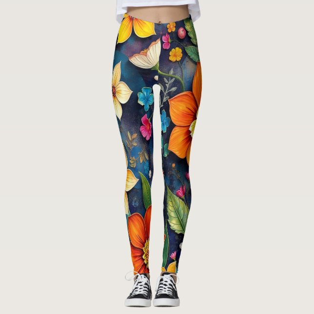 Leggings Vivid Bloom (Anverso)