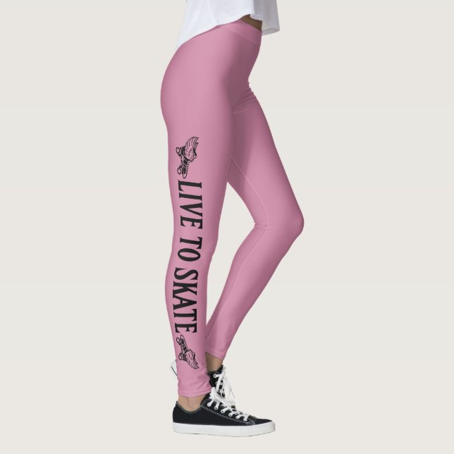Leggings Vivir para patinar, patinar para vivir, Chica de R (Derecha)