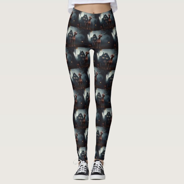 Leggings Vizsla Halloween Scary (Anverso)