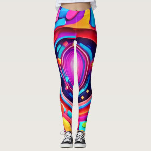 Leggings Vórtice Cósmico: Una Odisea de Neón