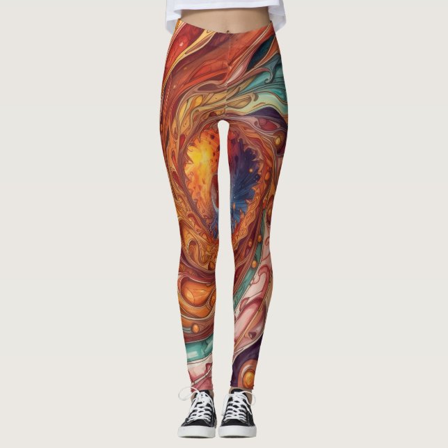 Leggings vórtice intergaláctico de Harmony pet (Anverso)