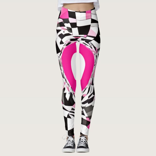 Leggings Vórtice rosa: Un descenso controlado (Anverso)