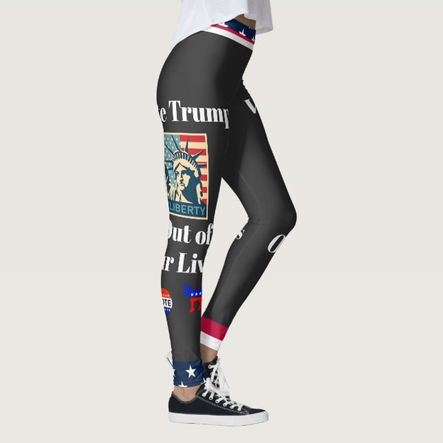 Leggings Vota a Trump de nuestras piernas (Derecha)