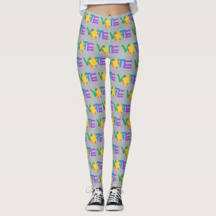 Leggings Vota con Sol / Diversión GOTV / Vota con Sol