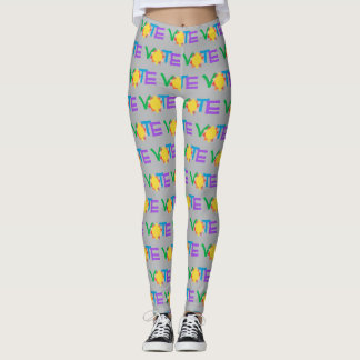 Leggings Vota con Sol / Diversión GOTV / Vota con Sol