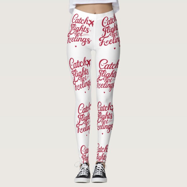 Leggings Vuelos de captura sin sentimientos - Feminine Trav (Anverso)